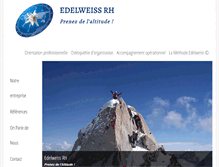 Tablet Screenshot of edelweiss-rh.com